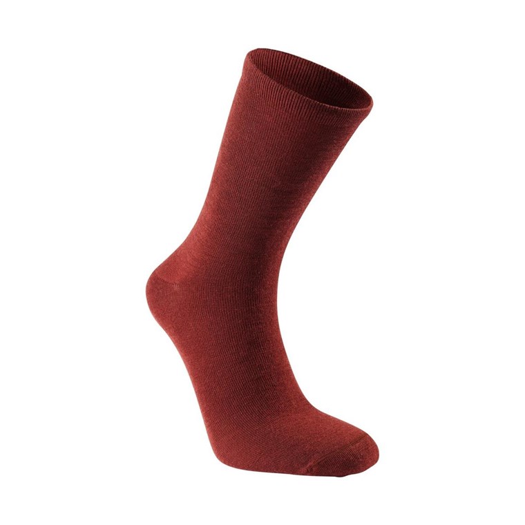 Woolpower Classic Liner Socks Kids Rust Red