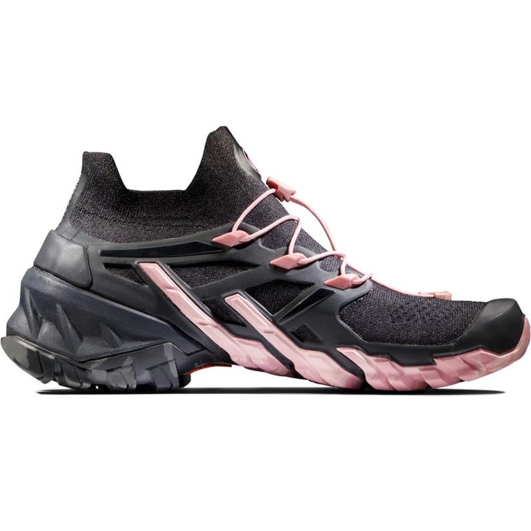 Mammut Aegility Pro Mid DT Shoes Women Black/Dark Powder Rose