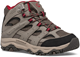 Merrell Moab 3 Waterproof Mid Shoes Kids Boulder / Red