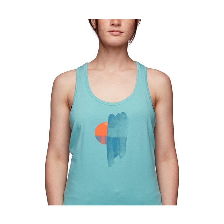 Black Diamond Luminary Tank Women Coastal Blue