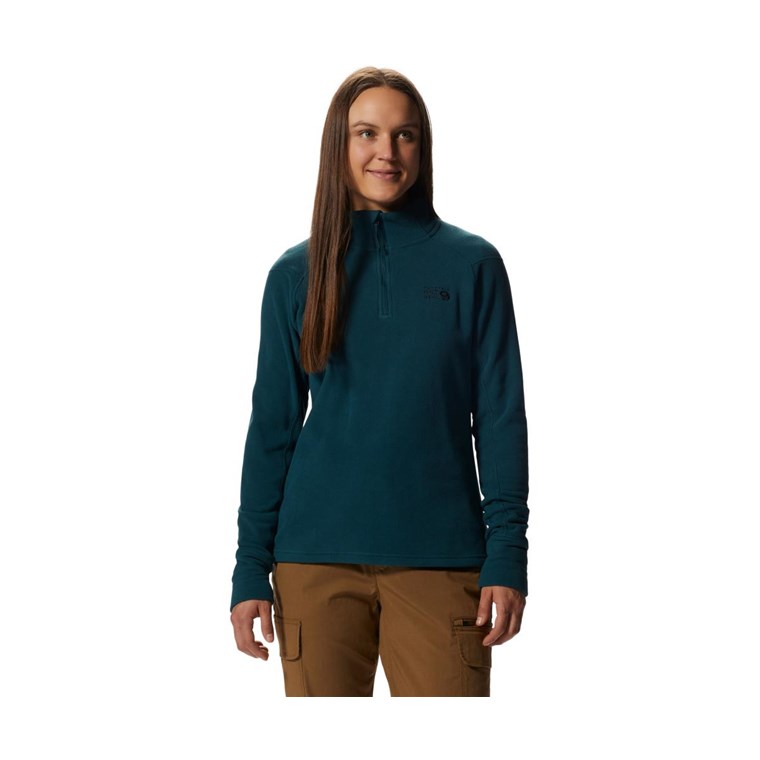 Mountain Hardwear Microchill Zip Sweater Women Dark Marsh