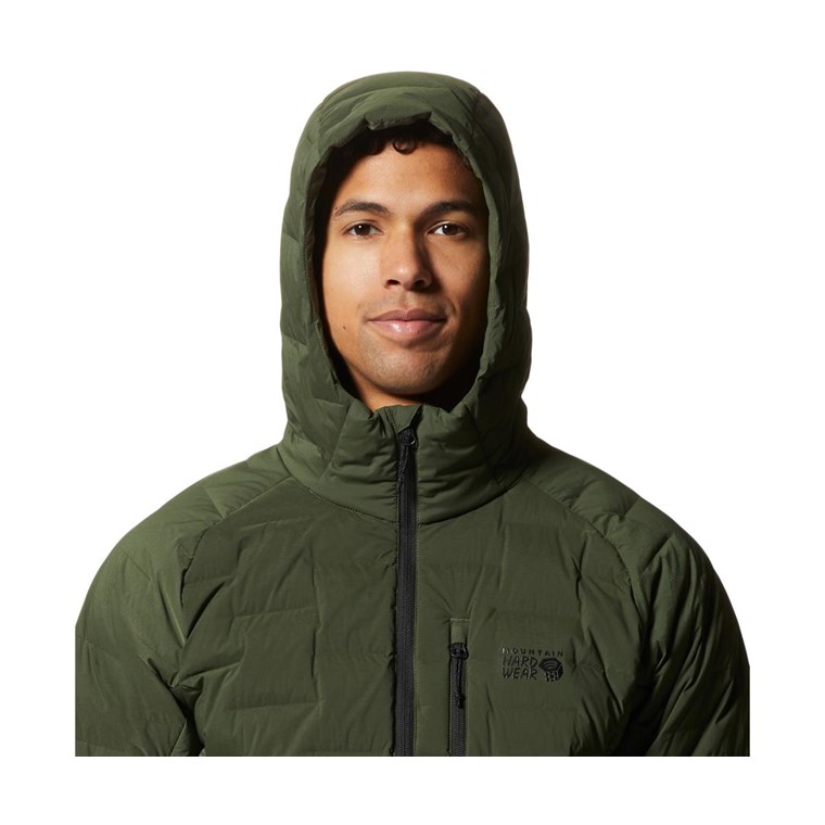 Mountain Hardwear Stretchdown Hooded Jacket Men Surplus Green