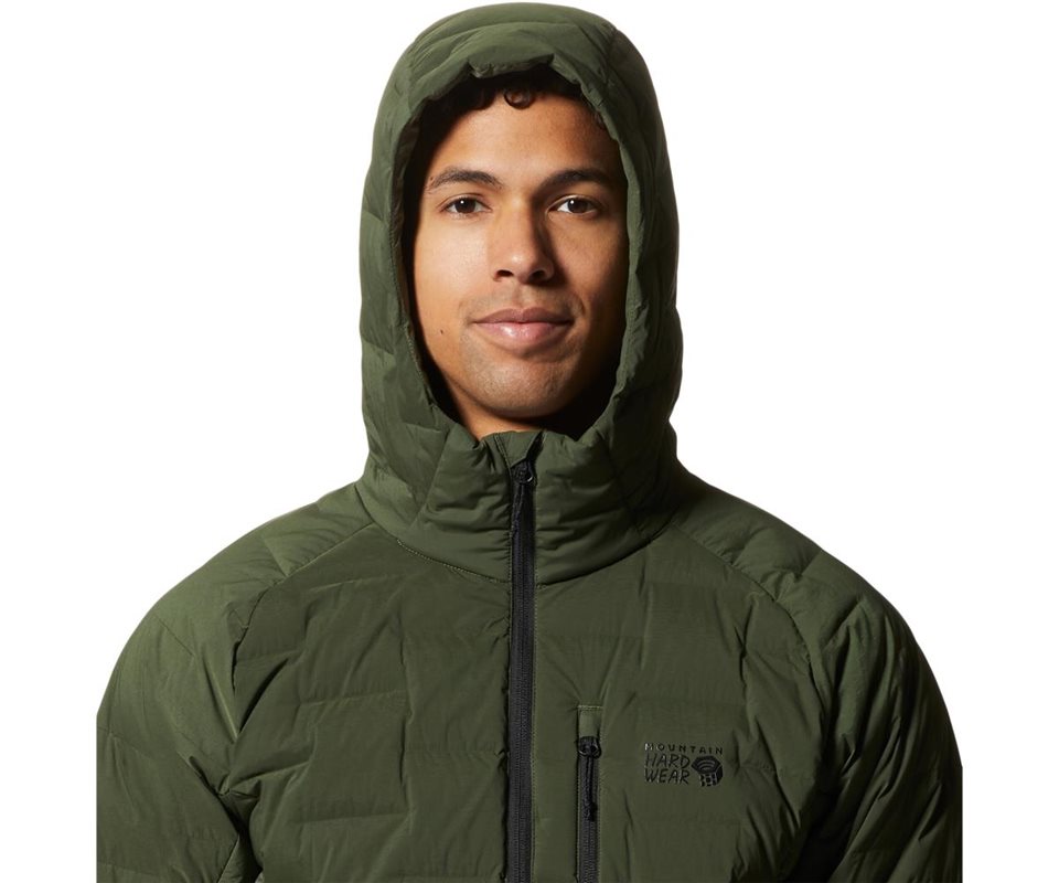 Mountain Hardwear Stretchdown Hooded Jacket Men Surplus Green