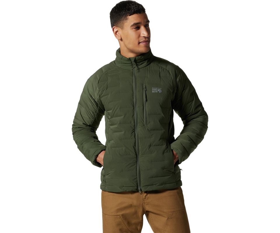 Mountain Hardwear Stretchdown Jacket Men Surplus Green