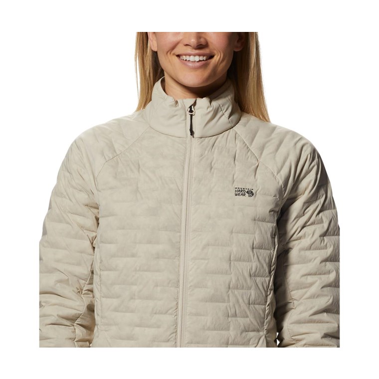 Mountain Hardwear Stretchdown Light Jacket Women Wild Oyster