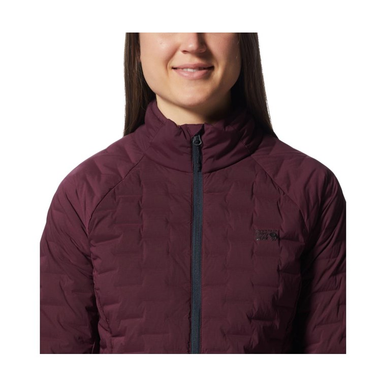 Mountain Hardwear Stretchdown Light Jacket Women Cocoa Red