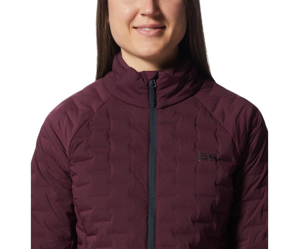 Mountain Hardwear Stretchdown Light Jacket Women Cocoa Red