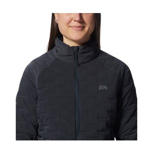 Mountain Hardwear Stretchdown Light Jacket Women Dark Storm Heather