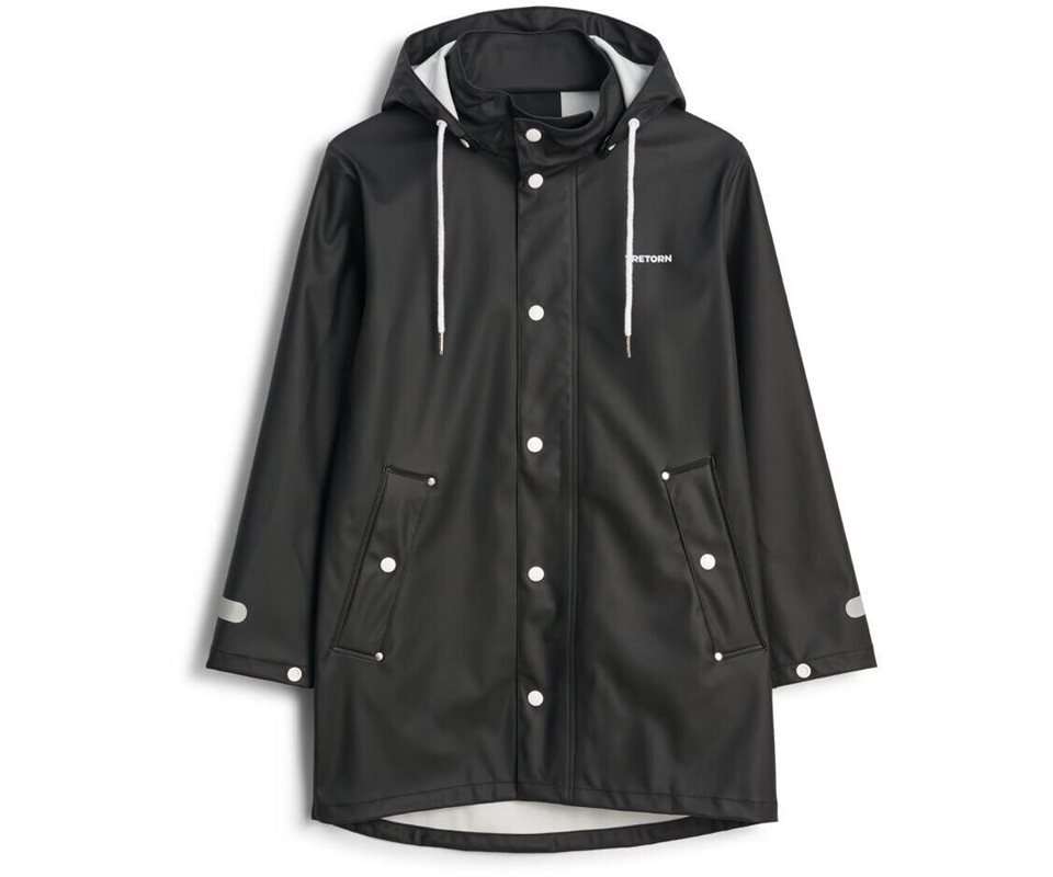 Tretorn Wings Rainjacket Jrds Black