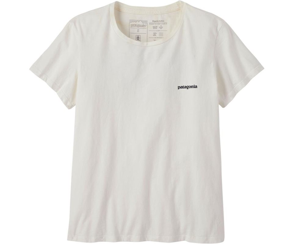 Patagonia P-6 Mission OrganicT-Shirt Women Birch White