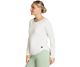 Super.natural Knit Crew Pullover Women Fresh White