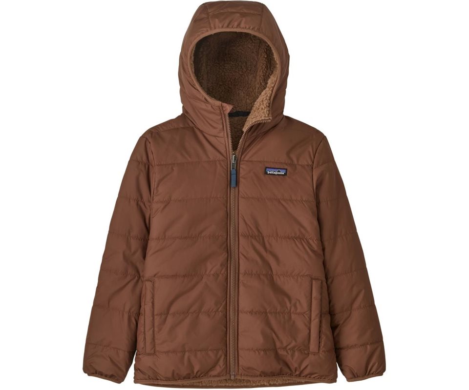 Patagonia Ready Freddy Reversible Hoody Boys Moose Brown