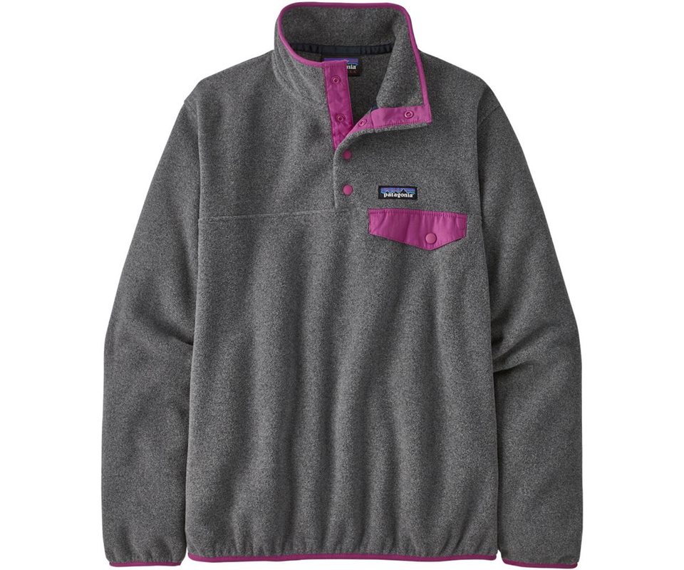 Patagonia Synchilla Snap-T Lightweight Pullover Women Grey/Nlam