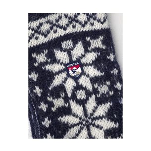 Hestra Isvik Mittens Navy/Offwhite