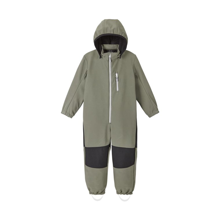 Reima Nurmes Softshell Overall Kids Greyish Green