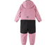 Reima Nurmes Softshell Overall Kids Grey Pink