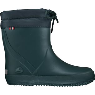Viking Alv Indie Thermo Wool Rubber Boots Kids Dark Green