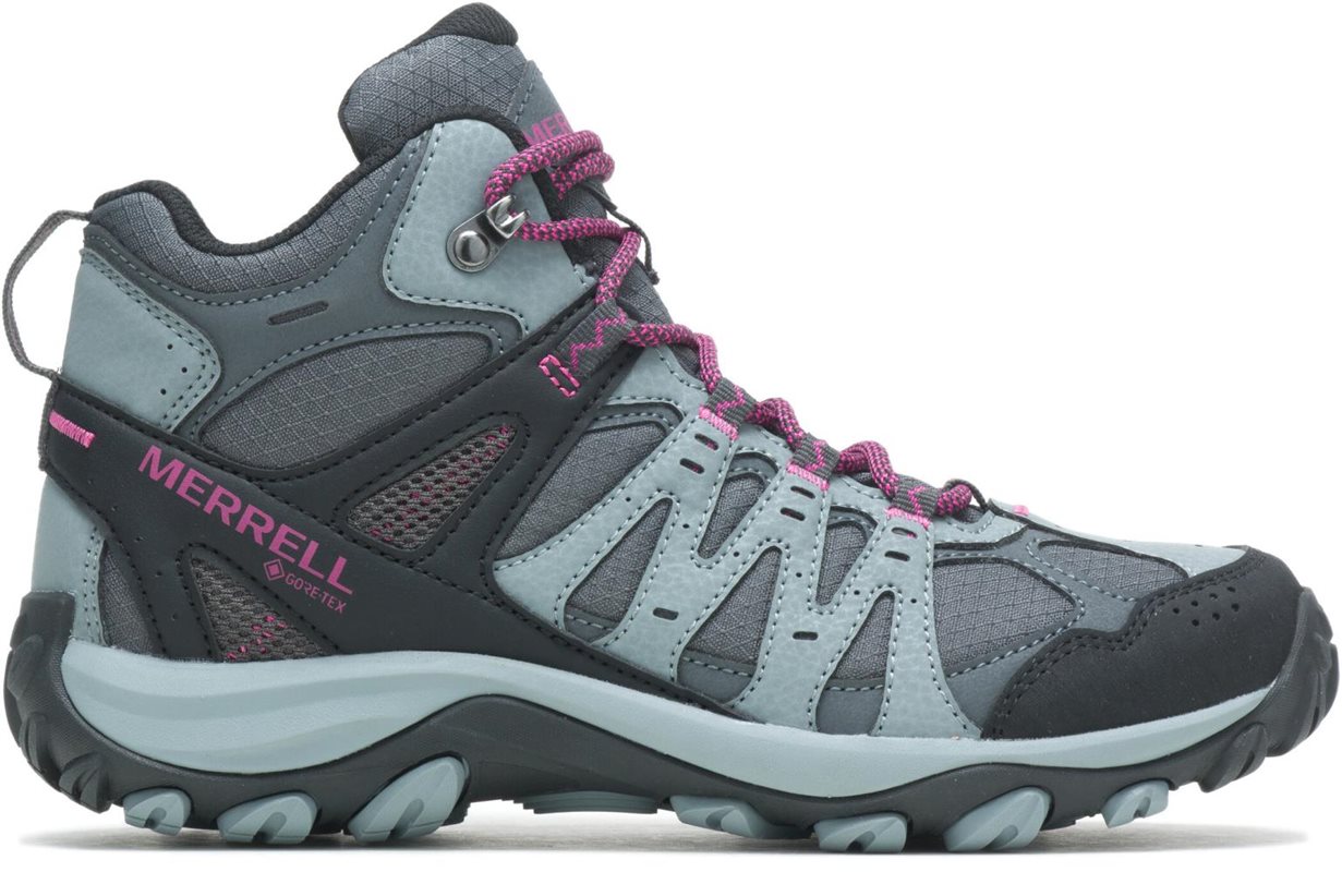 Merrell Accentor 3 Sport Mid GTX Shoes Women Monument/Fuchsia