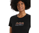 Icebreaker Tech Lite II Mountain Geology SS Tee Women Black