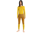 Icebreaker ZoneKnit 200 LS Crew Shirt Women Silent Gold/Clove/Snow/Cb