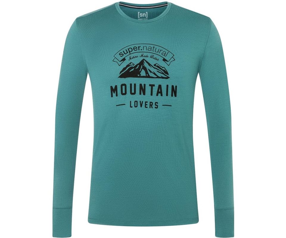 Super.natural Mountain Lovers LS Shirt Men