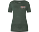 Super.natural Goggle Tee Women Deep Forest/Feather Grey/Aurora Red