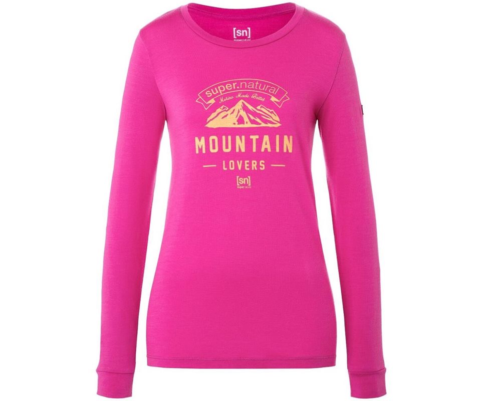 Super.natural Mountain Love LS Shirt Women