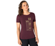 Super.natural Skiing Tee Women Wine Tasting/Gold