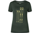 Super.natural Skiing Tee Women Deep Forest/Illuminating