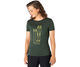 Super.natural Skiing Tee Women Deep Forest/Illuminating