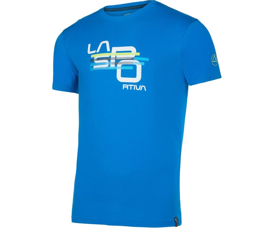 La Sportiva Stripe Cube T-ShirtMen Electric Blue