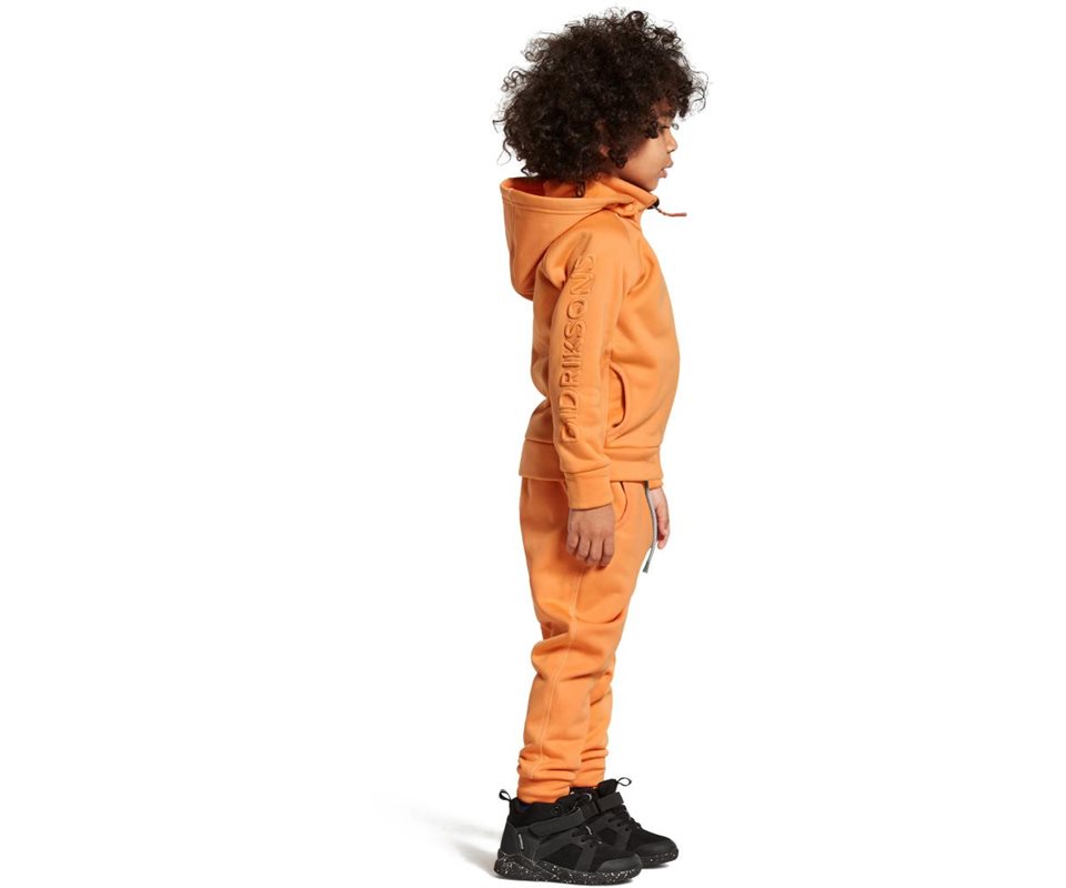 Didriksons Corin 7 FZ Jacket Kids Papaya Orange