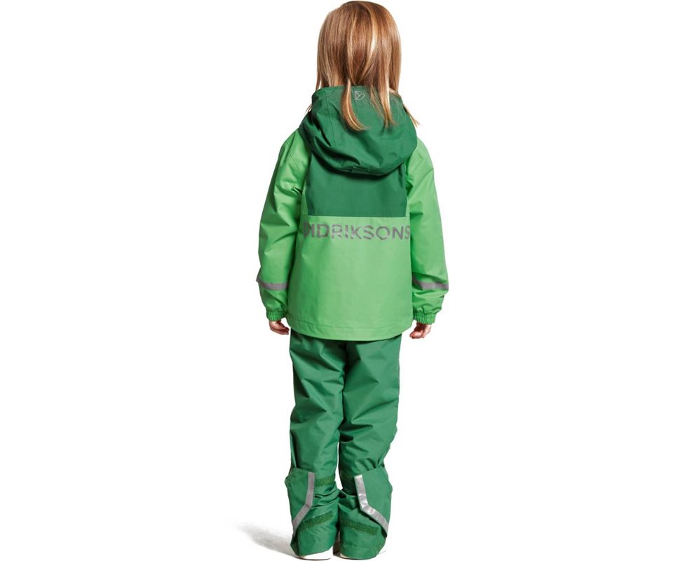 Didriksons Stormhatt Jacket Kids Green Pod