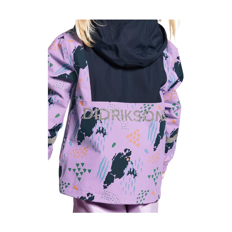 Didriksons Stormhatt Jacket Kids Grundsund Purple