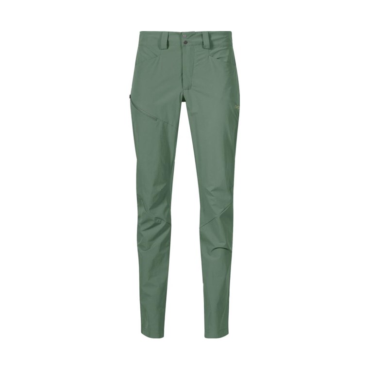 Bergans Vandre Light Softshell Pants Women Dark Jade Green