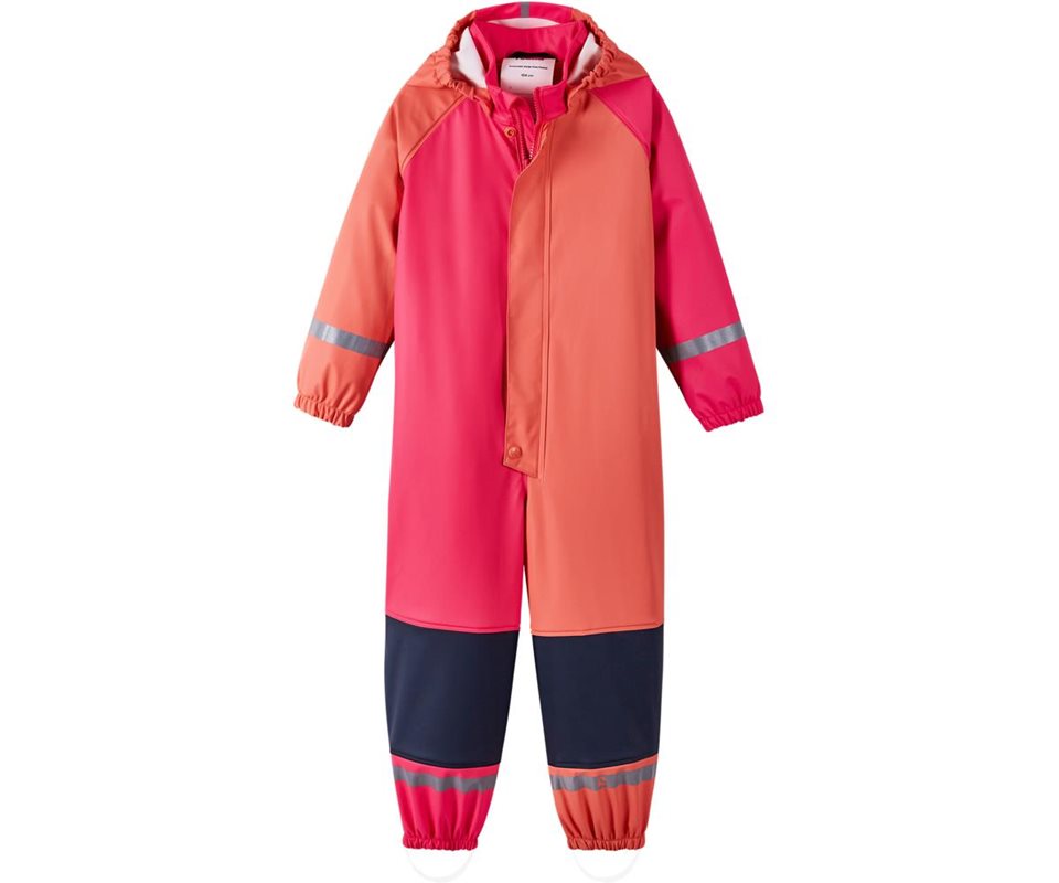 Reima Roiske Rain OverallKids Misty Red