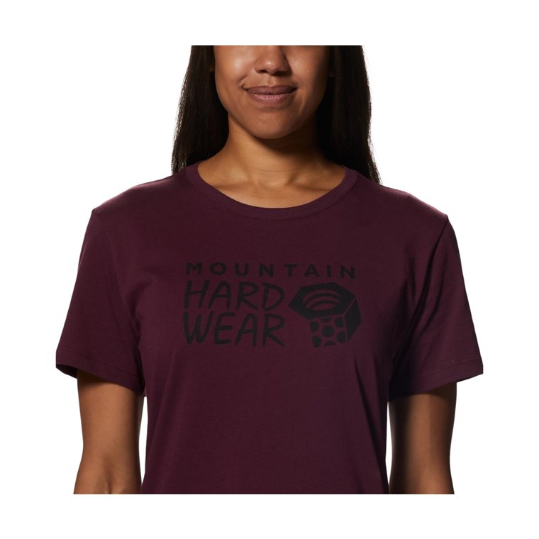 Mountain Hardwear MHW Logo SS Shirt Women Cocoa Red