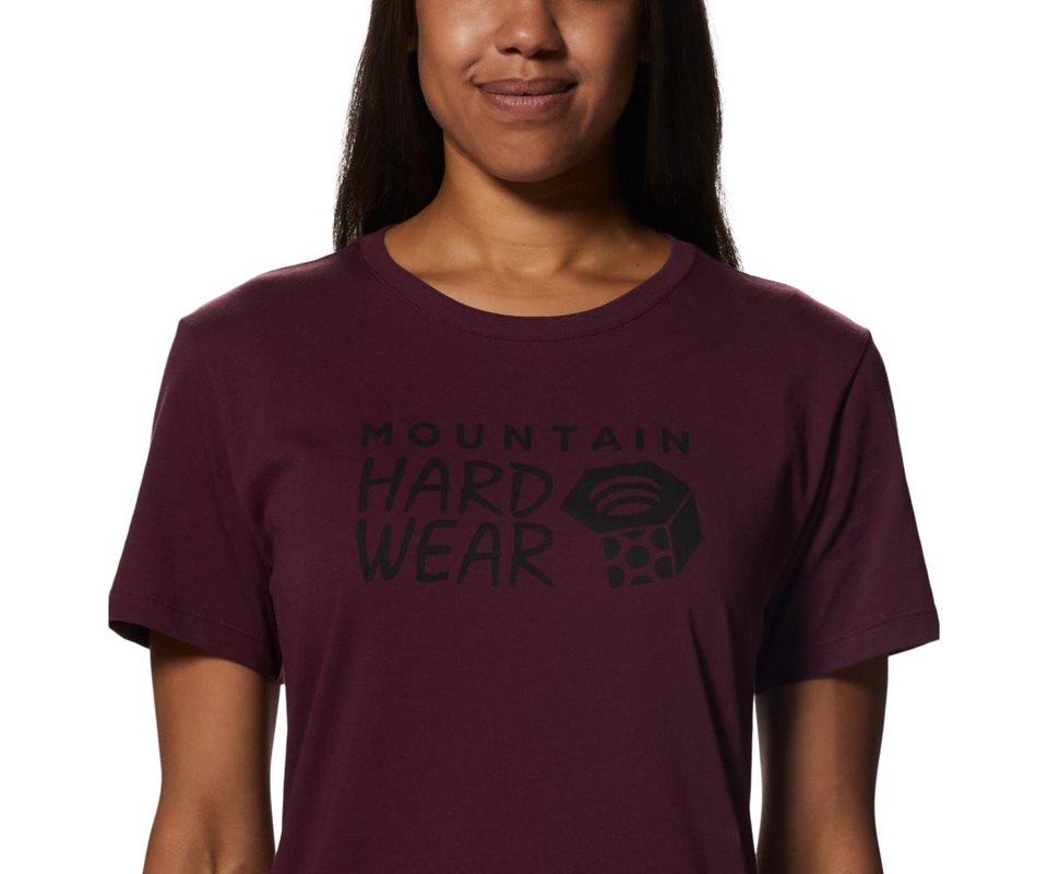 Mountain Hardwear MHW Logo SS Shirt Women Cocoa Red