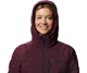 Mountain Hardwear Stretchdown Hoody Jacket Women Cocoa Red