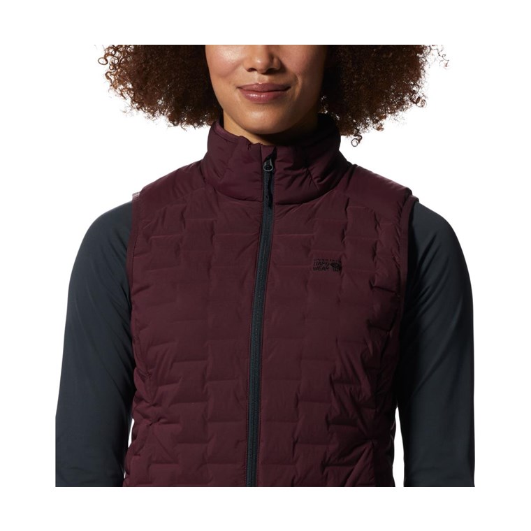 Mountain Hardwear Stretchdown Light Vest Women Cocoa Red