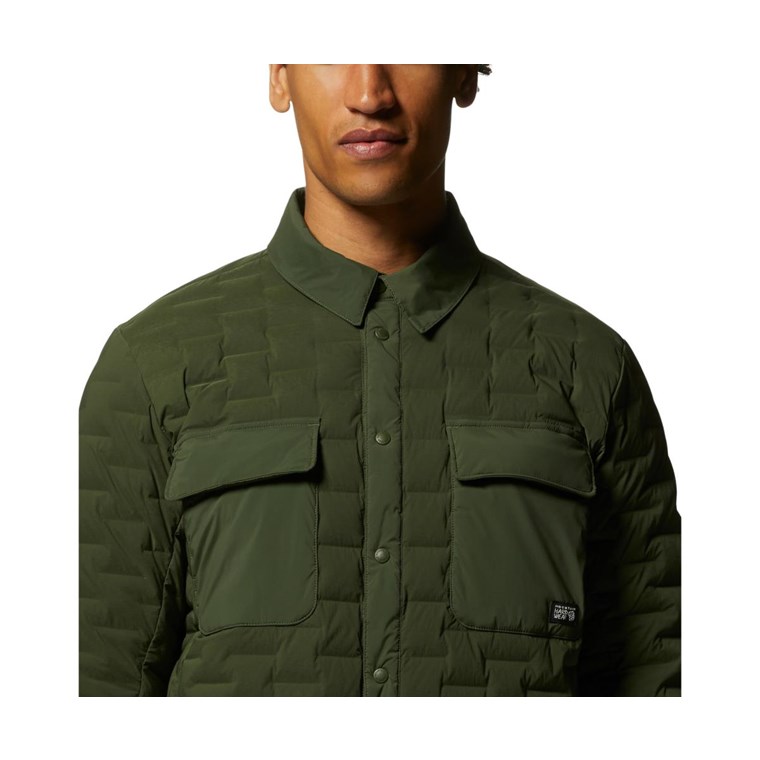 Mountain Hardwear Stretchdown Light Shacket Men Surplus Green