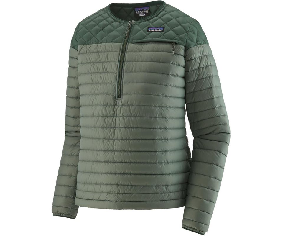 Patagonia AlpLight Down Pullover Women Hemlock Green