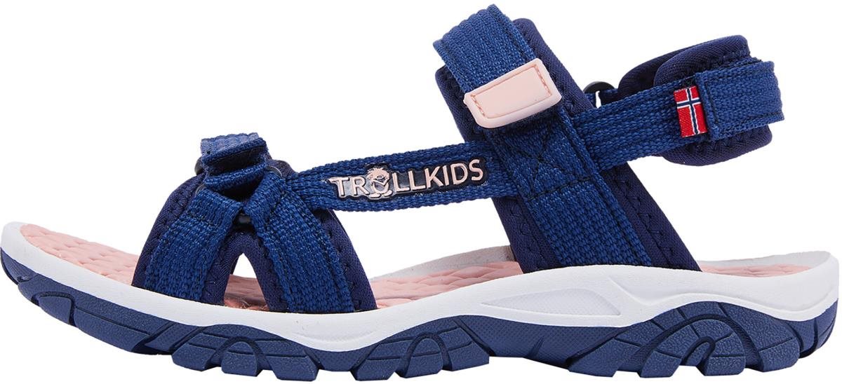 TROLLKIDS Oslofjord Sandals Kids Lotus Blue/Dahlia