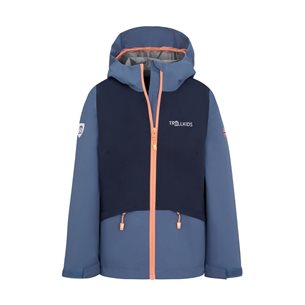 TROLLKIDS Gjende Jacket Girls Lotus Blue/Navy