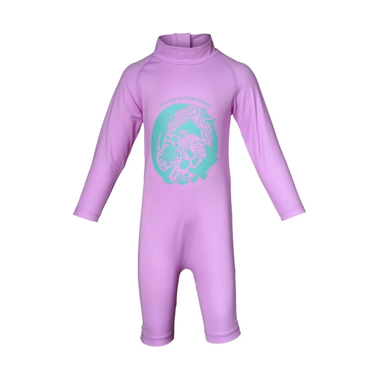 Isbjörn Dolphine Sun Jumpsuit Kids Bubblegum