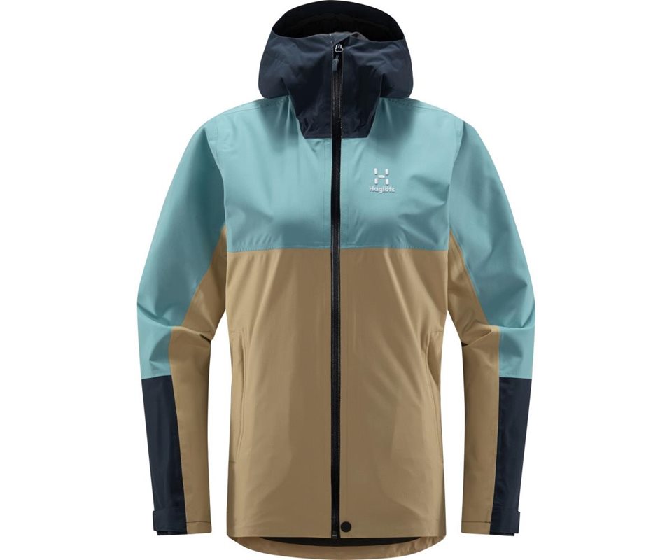 Haglöfs Finch Proof Jacket Women Sand/Frost Blue