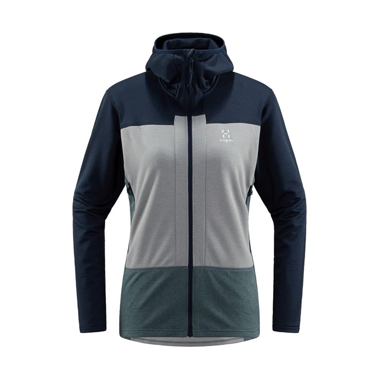 Haglöfs ROC Flash Mid Hood Women Tarn Blue/Concrete