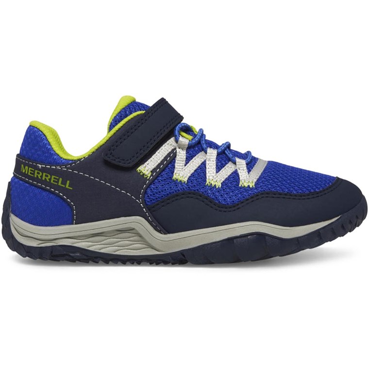 Merrell Trail Glove 7 A/C Shoes Kids Blue/Lime