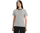 Icebreaker Merino Linen Stripe SS Tee Women Snow/Black