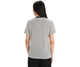 Icebreaker Merino Linen Stripe SS Tee Women Snow/Black